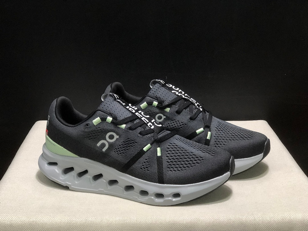 On Cloudsurfer Running Shoes in Iron Black