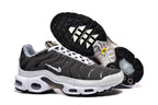 Nike Air Max Plus Dark Gray and White Sneakers