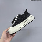 SHOOT BRAND Black and White Platform Sneakers HL141800421