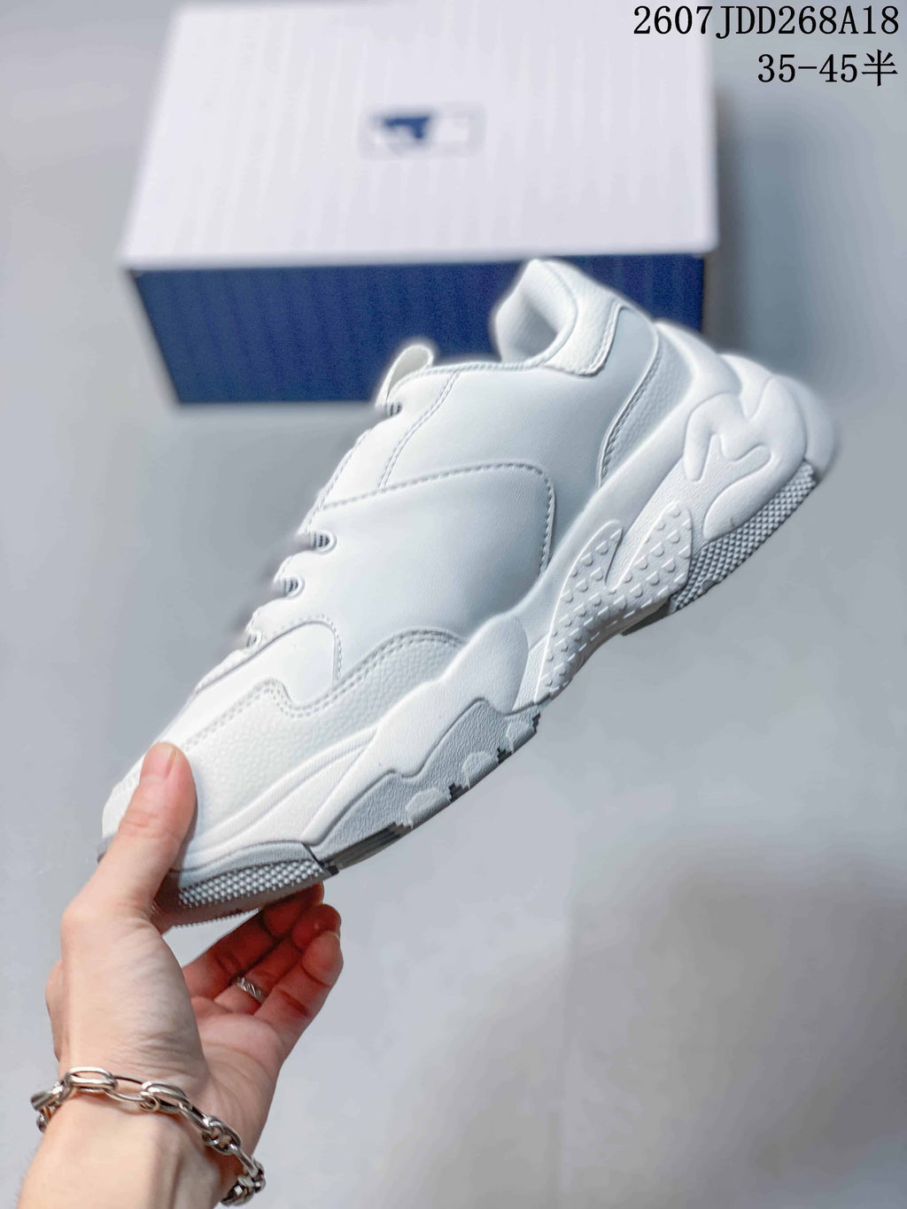 MLB Bigball Chunky White Dodgers Low-Top Sneakers 2607JDD268A18