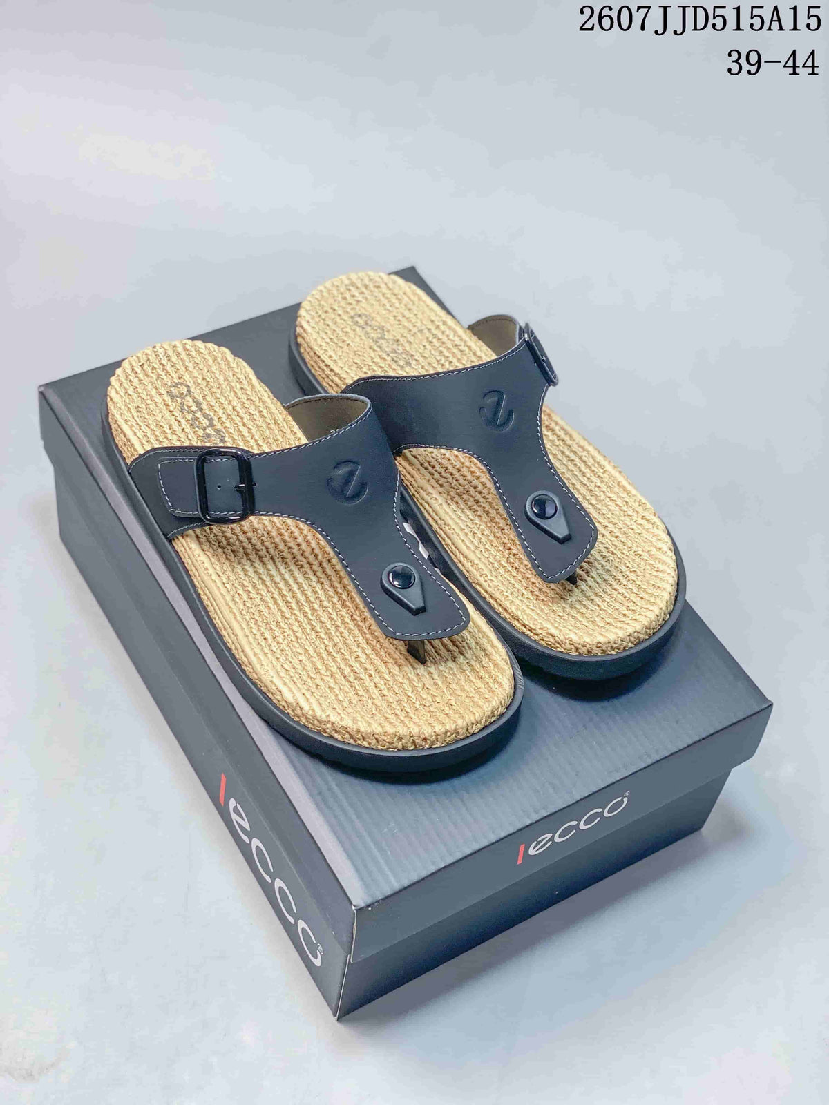 ECCO JJD515A15 Toe-Post Sandals with Adjustable Buckle
