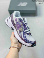 New Balance 740 Sneakers White and Purple