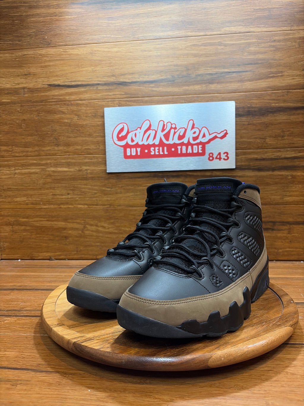 Jordan 9 Retro Light Olive Concord