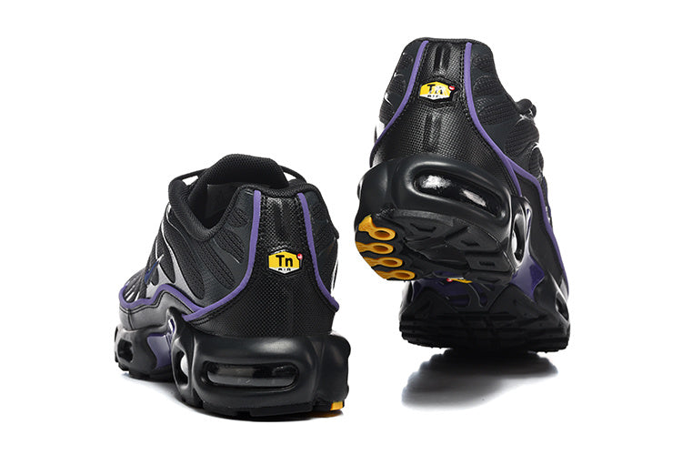 Nike Air Max Plus Black and Purple Sneakers