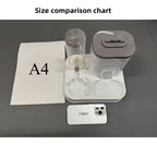 Automatic Pet Water Fountain with Built-In Food Bowl