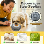 Pet Lick Mat Slow Feeder Treat Pad for Calming