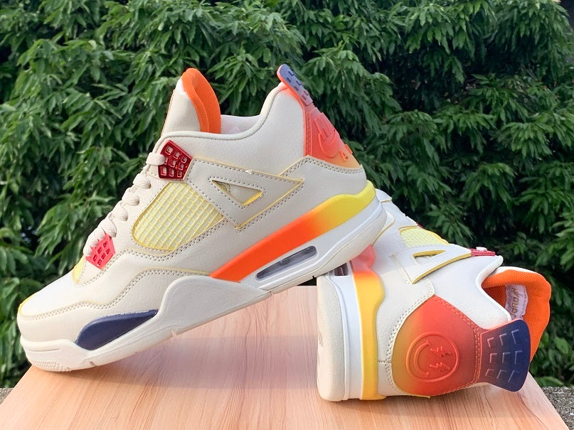 Air Jordan 4 J Balvin Medellín Sunset Sneakers