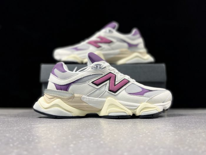 New Balance U9060ESC Sneakers in White and Purple