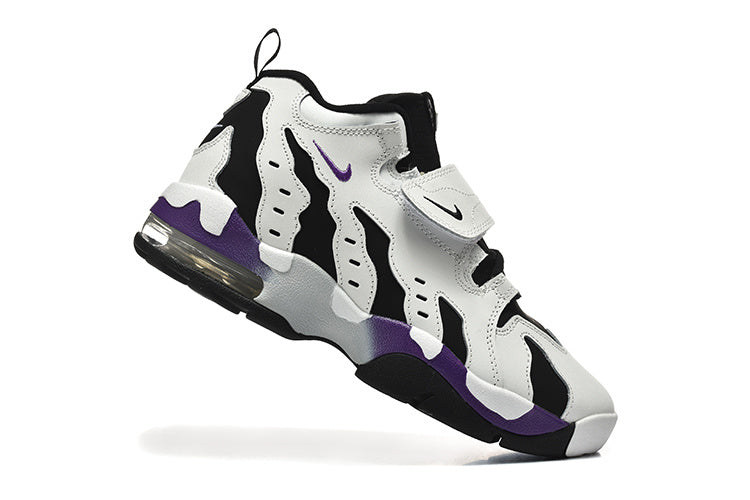 Nike Air More Uptempo White Black Purple Sneakers