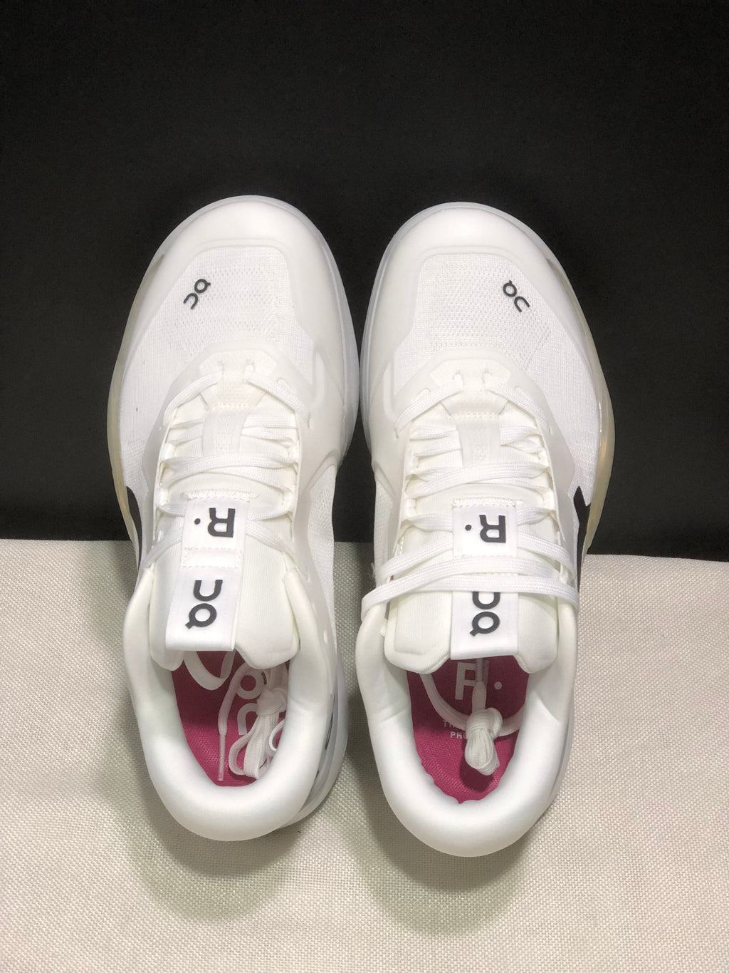 On The Roger Pro 3 Tennis Shoes, White/Pink