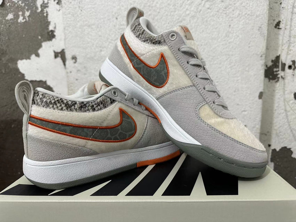 Nike Book 1 Sneakers in Gray and Orange