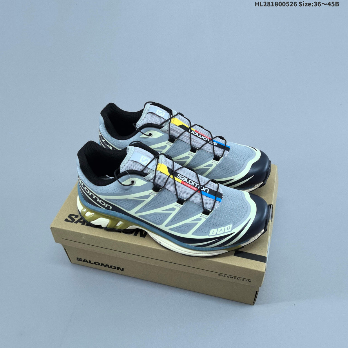 Salomon XT-6 Expanse Trail Running Sneakers Grey