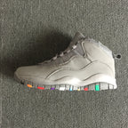 Jordan Air Jordan 10 Retro Gray Multicolor Sneakers