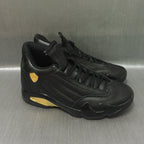 Jordan Air Jordan 14 Black and Gold High-Top Sneakers