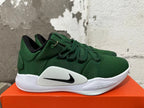Nike Zoom Basketball Shoes in Green and White