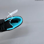 Nike Air Max 1 Black White and Turquoise Sneakers