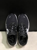 On Cloudmonster Black and White Running Sneakers