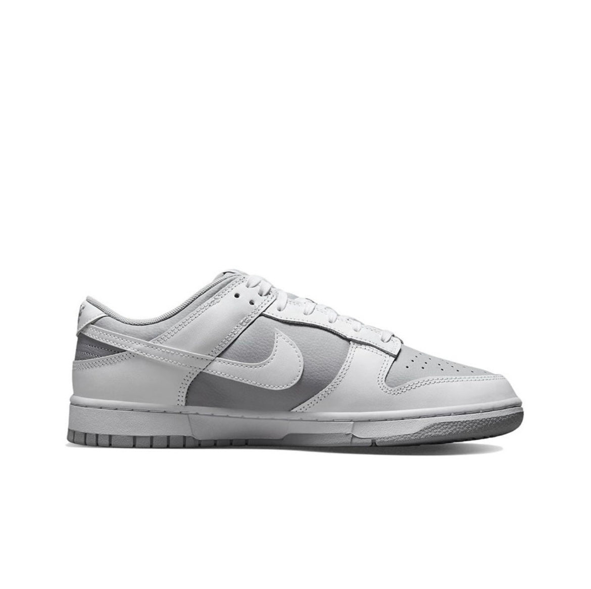 Nike Dunk Low Retro Sneakers, Wolf Grey/White, DJ6188-003