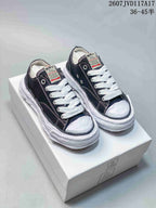 Maison Mihara Yasuhiro Original Sole Low Sneakers Black White
