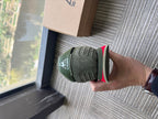 Le Coq Sportif AN-25 Sneakers in Olive Green and Red