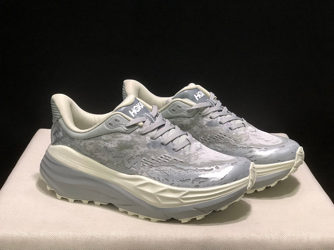 HOKA Stinson 7 Trail Running Shoes, Gray