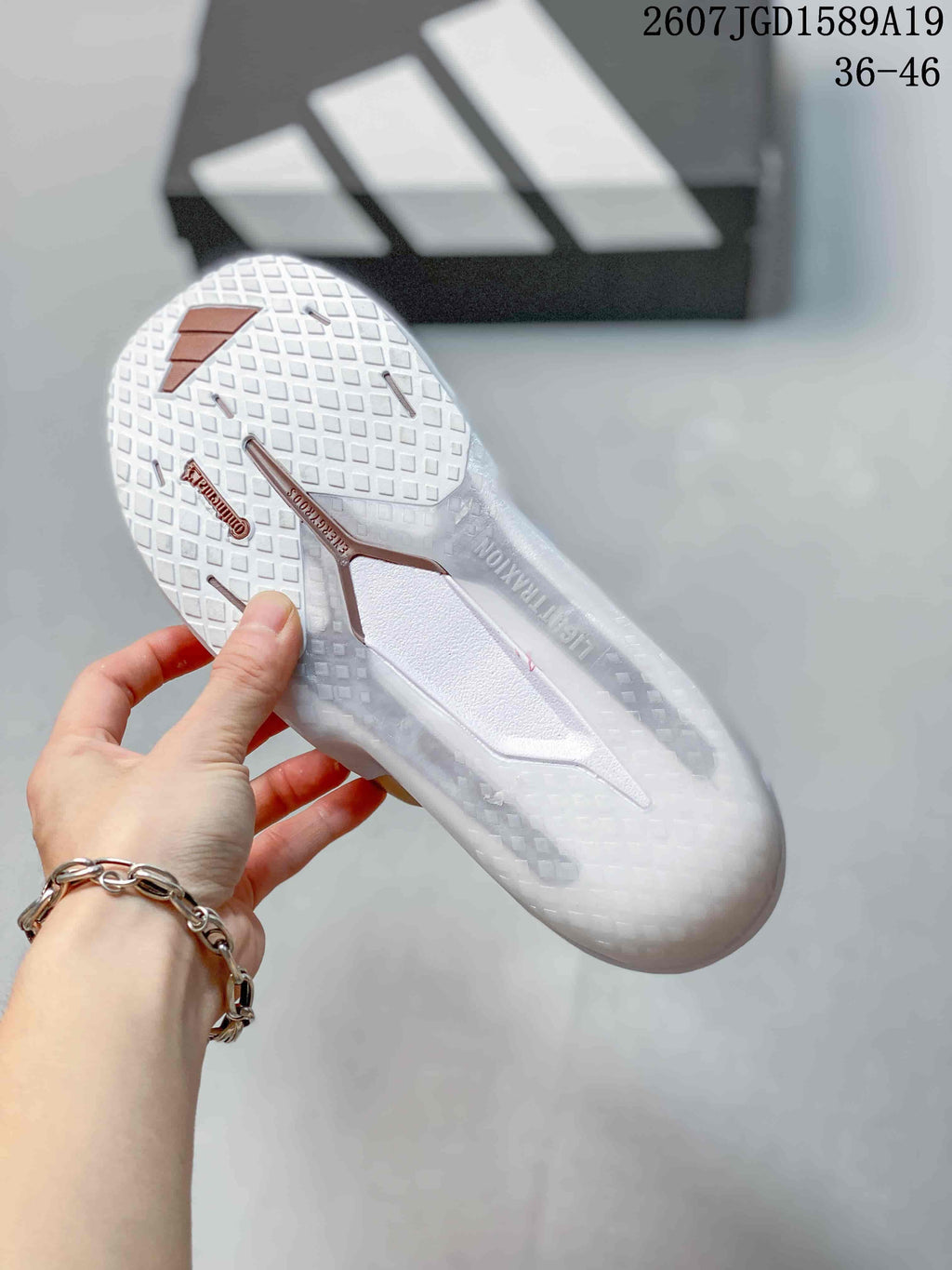 adidas Adizero Dropset Pro Trainer White Copper Sneakers