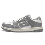 AIVIIRI Gray and White Low-Top Sneakers MFS003-043