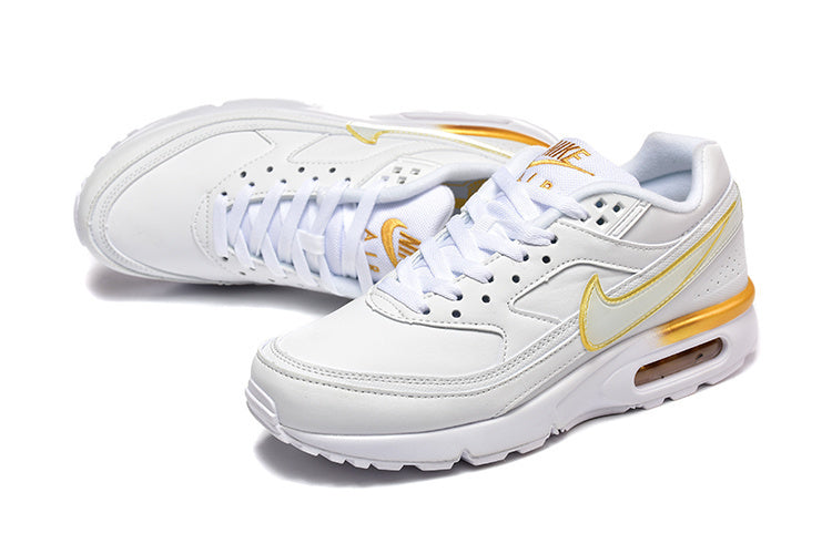 Nike Air Max Sneakers White and Gold