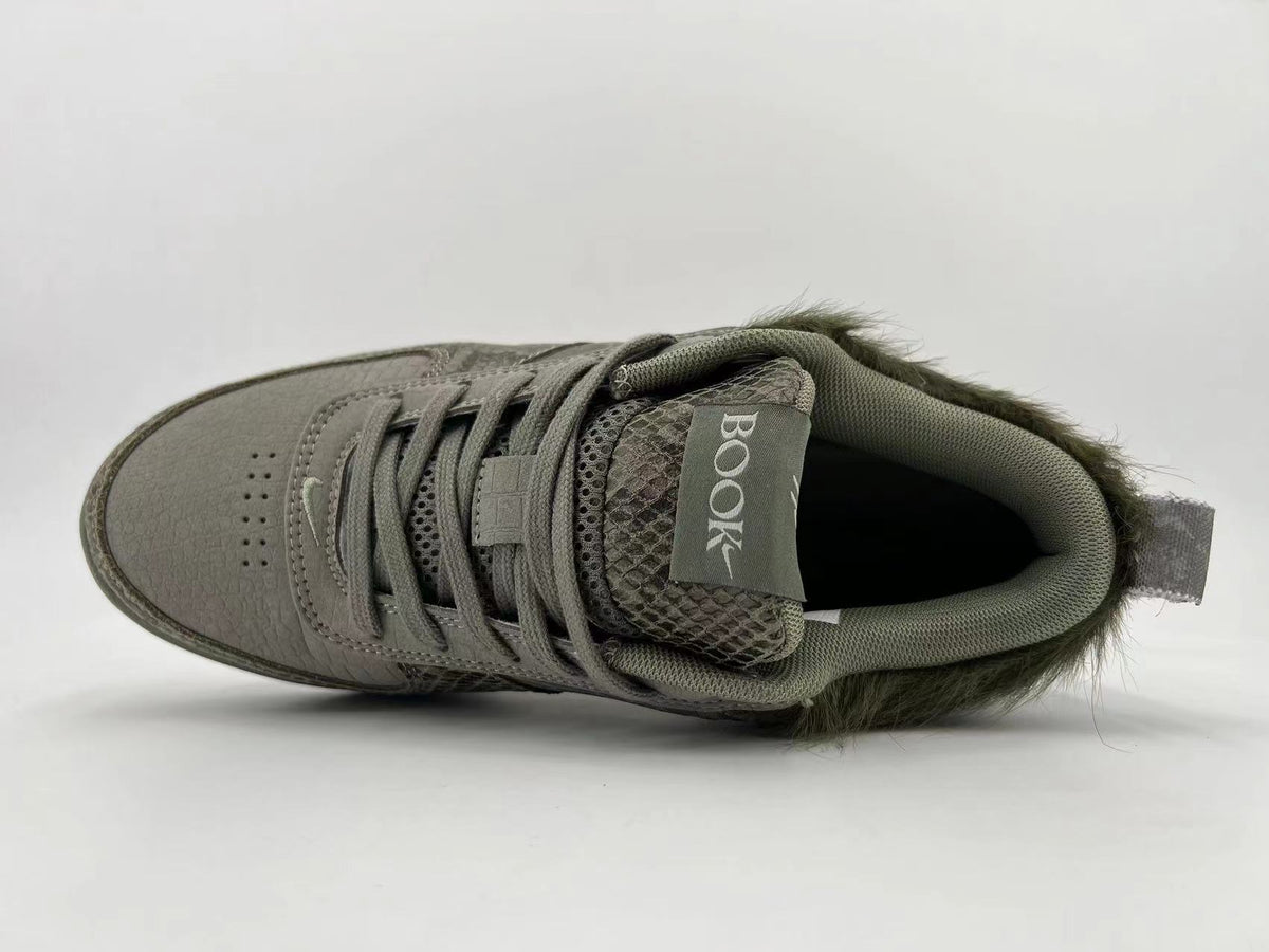 Nike HF6236-002 Low-Top Sneakers in Gray and Orange