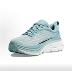 HOKA Bondi 8 Running Shoes in Light Blue