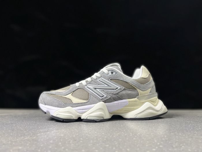 New Balance 9060LBA Grey and Cream Sneakers