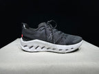 On Cloudsurfer Trail Black and White Trail Running Shoes