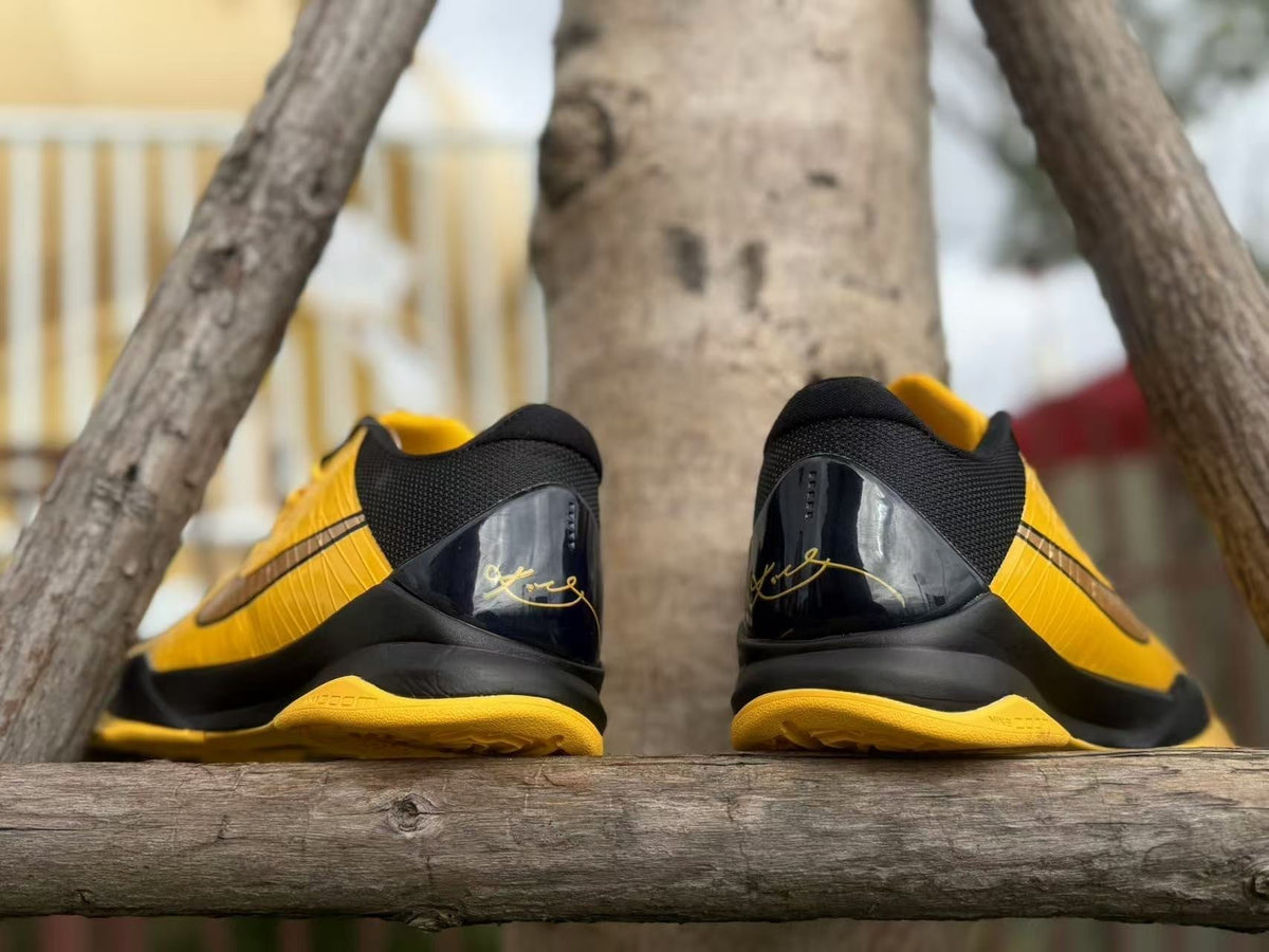 Nike Kobe 5 Basketball Shoes in Yellow and Black