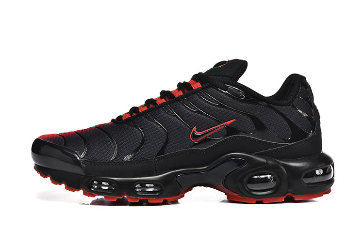 Nike Air Max Plus Sneakers in Black and Red