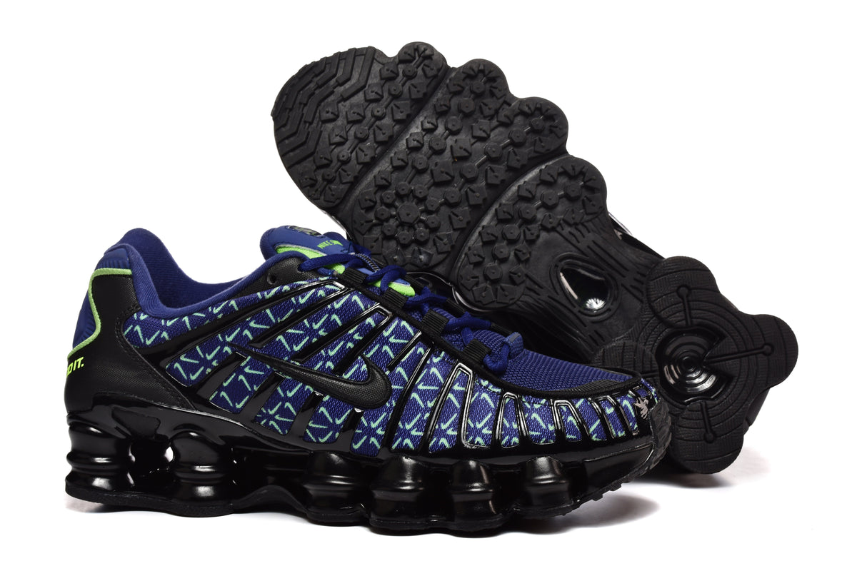 Nike Shox TL Sneakers Blue Green Black