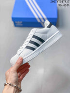 Adidas Originals Superstar Low-Top Sneakers White Black 2607VY547A17