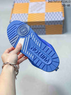 Louis Vuitton Trainer Sneakers Blue 2607HYD1823A13