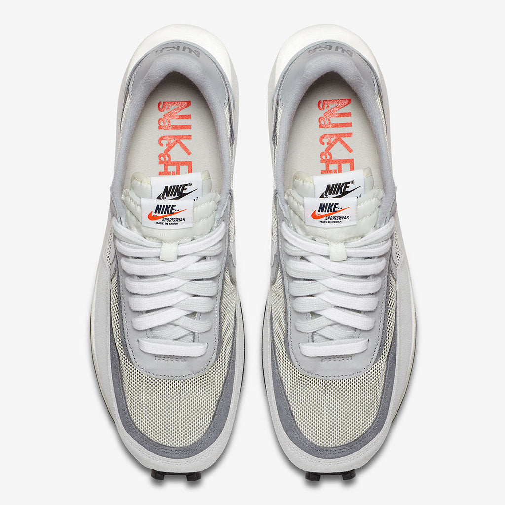 Nike x sacai LDWaffle Sneakers in White and Grey BV0073-100