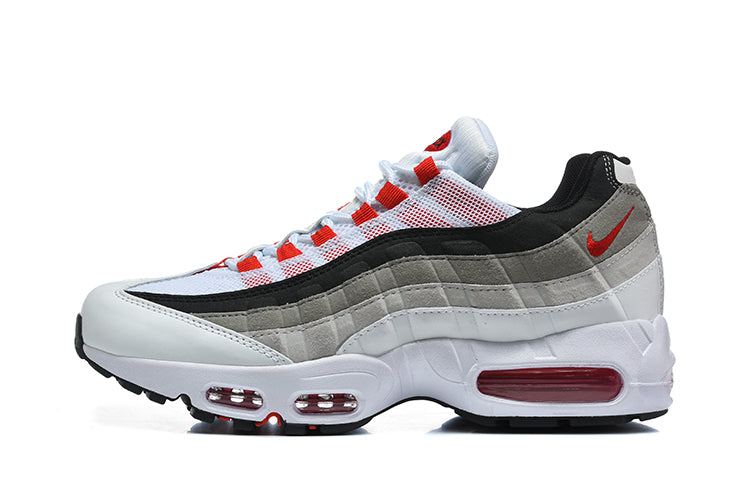 Nike Air Max 95 TT White Grey Red Sneakers 918762-100