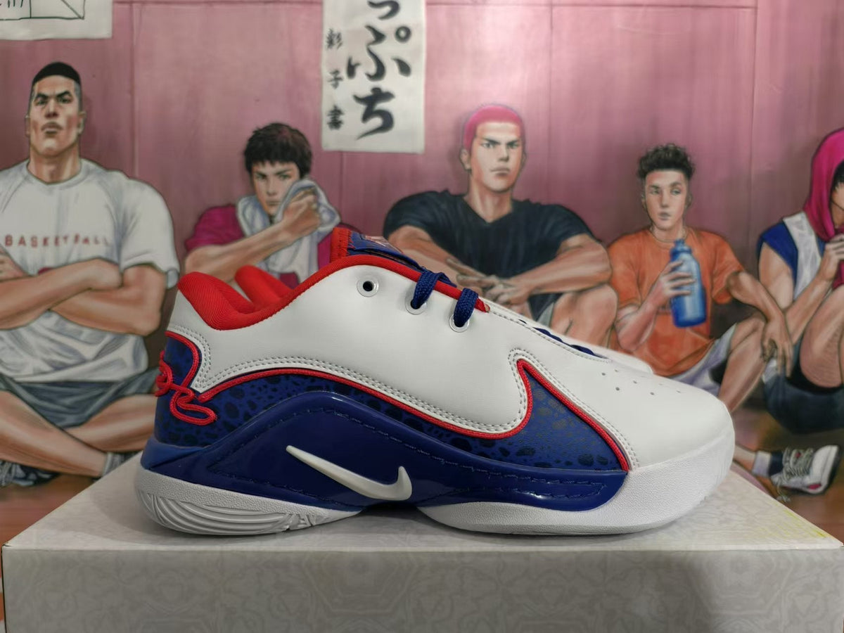 Nike Basketball Shoes White Blue Red