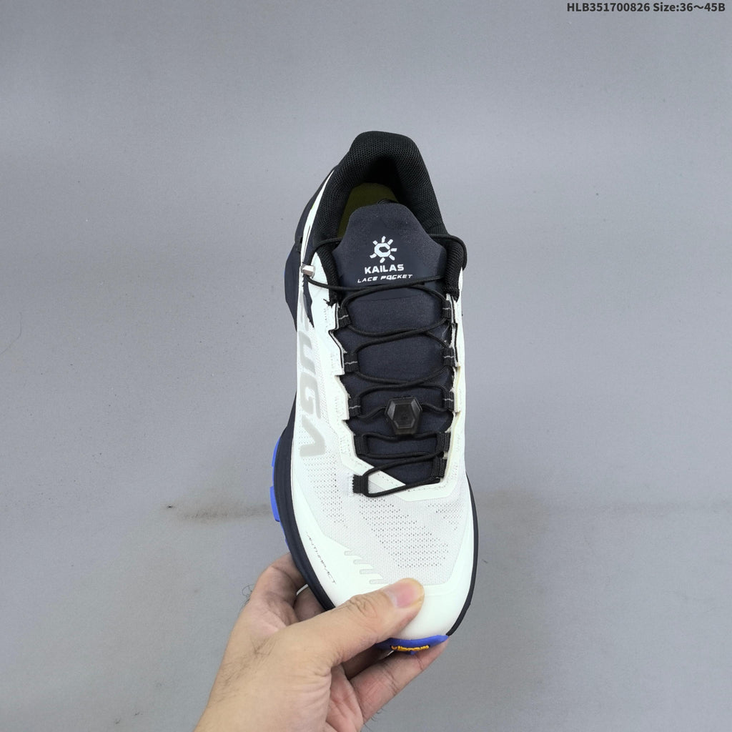 Kailas Fuga EX3 BOA Trail Running Shoes, White and Navy