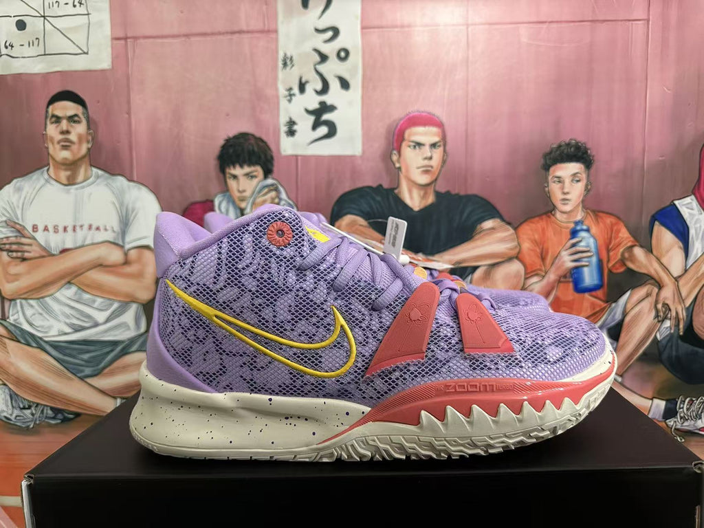Nike Lavender Basketball Sneakers with Zoom Turbo