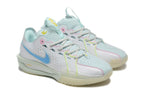 Nike ZoomX Basketball Shoes in White and Pastel Blue
