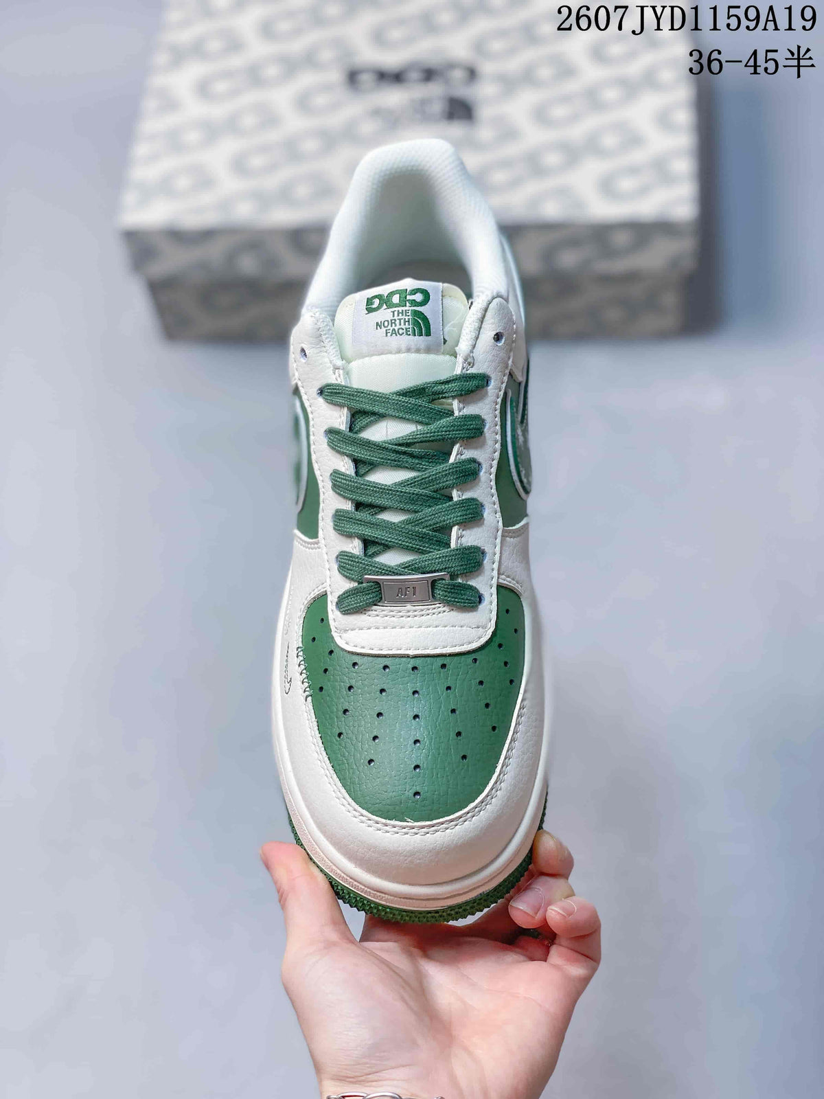 Nike Air Force 1 '07 Low White Green Sneakers 2607JYD1159A19