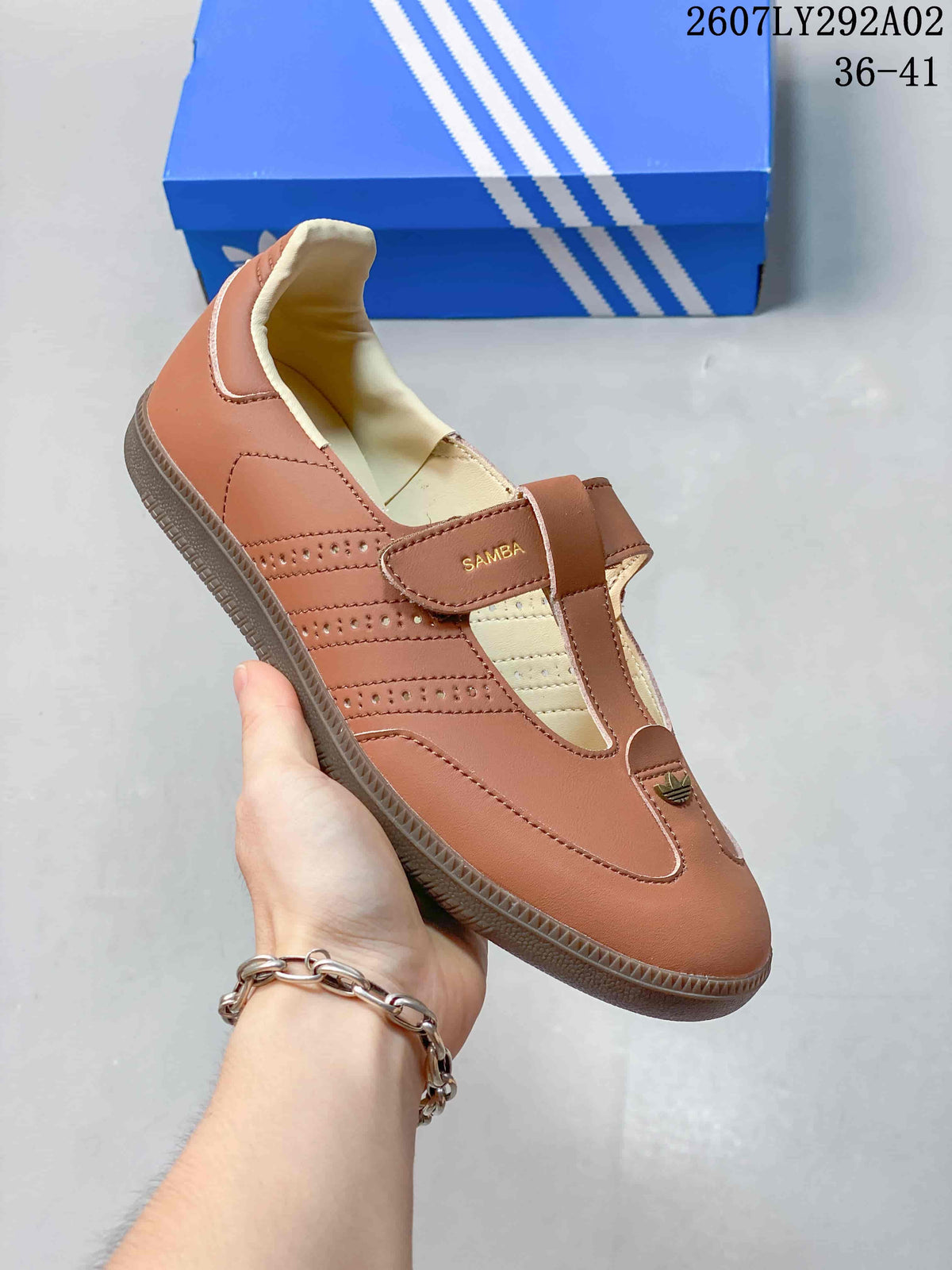 adidas Samba Jane Mary Jane Sneakers Brown 2607LY292A02