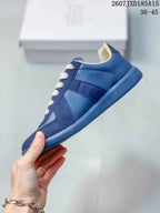 Maison Margiela S57WS0236 Blue Calfskin Sneakers