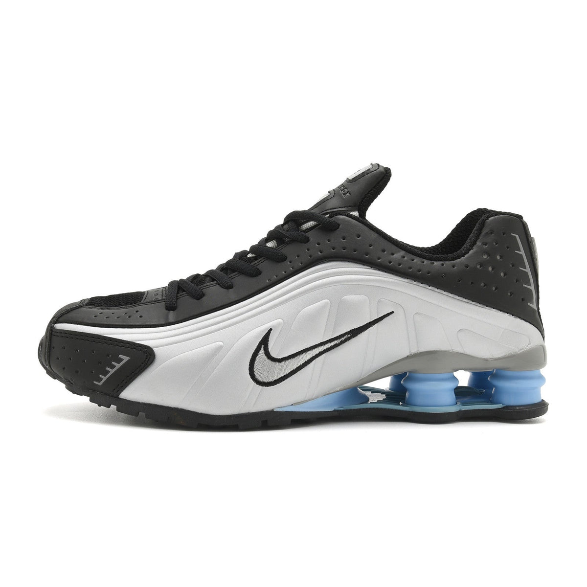 Nike Shox R4 Black Silver Sneakers