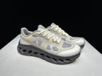 On Cloudtilt Remix Sneakers in White and Pebble