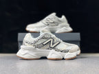 New Balance 9060 XUR White Leopard Print Sneakers