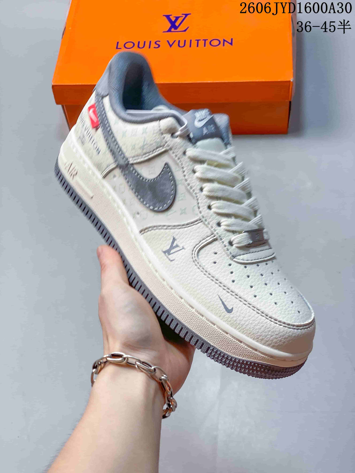 Nike Air Force 1 '07 Low Monogram Print Sneakers